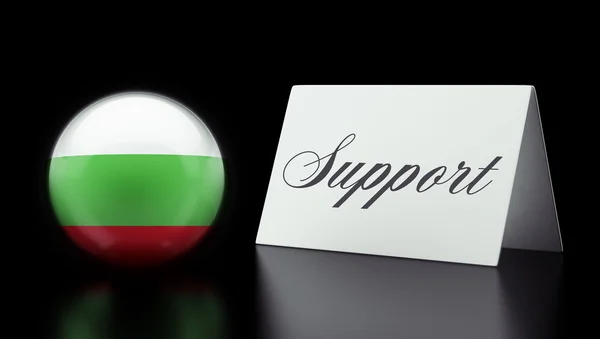 Koncepcja wsparcia Bułgaria — Zdjęcie stockowe
