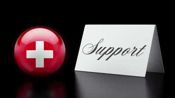 Switzerland Support Concept — Stock Photo, Image