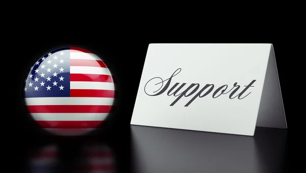 United States Support Concept — Stock Photo, Image