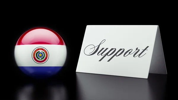 Koncepcja wsparcia Paragwaju — Zdjęcie stockowe