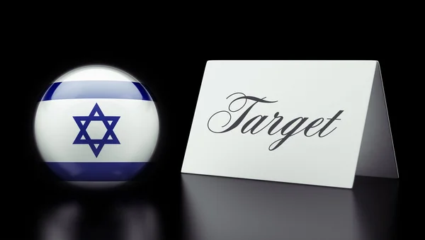 Israel Target Concept — Stock Photo, Image