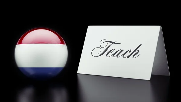 Netherlands Teach Concept — Stock Photo, Image