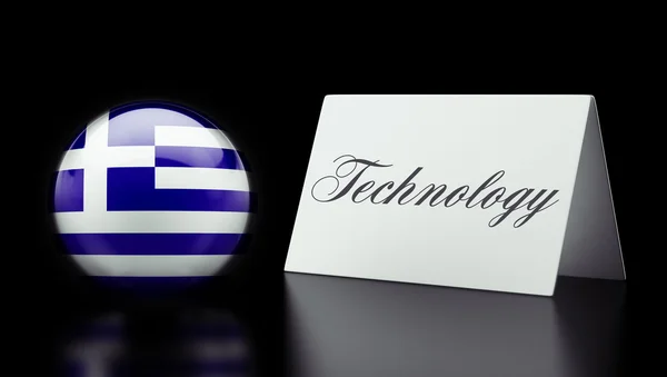 Greece Technology Concept — Stock Photo, Image