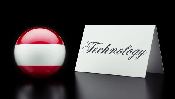 Austria Concepto de Tecnología — Foto de Stock