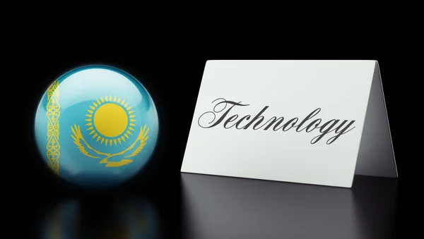 Conceito de Tecnologia do Cazaquistão — Fotografia de Stock