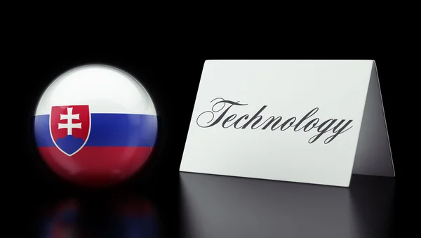 Slovacchia Concetto tecnologico — Foto Stock