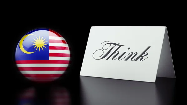 Malaysia Think Concept — Stock Photo, Image