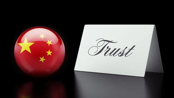 China Trust Concept — Stock Photo, Image