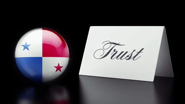 Conceito de confiança no Panamá — Fotografia de Stock