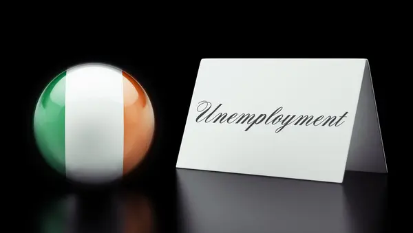 Pojęcie bezrobocia Irlandia — Zdjęcie stockowe