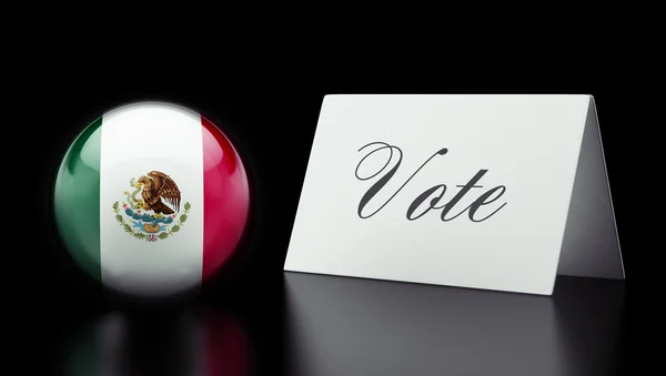 México vote Concept — Foto de Stock