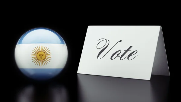 Argentina omröstning koncept — Stockfoto