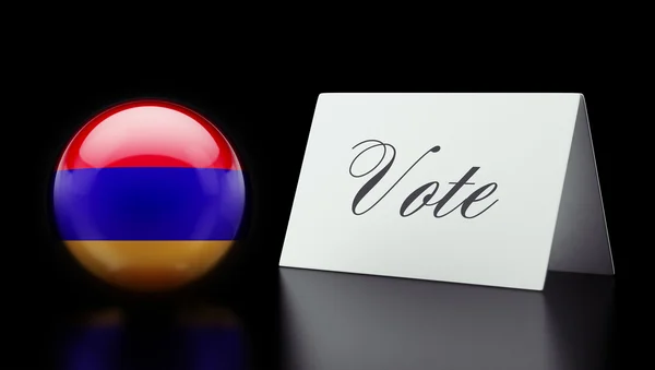 Armenia Votar Concepto — Foto de Stock