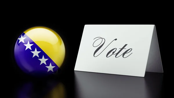 Bosnia y Herzegovina voto Concepto — Foto de Stock