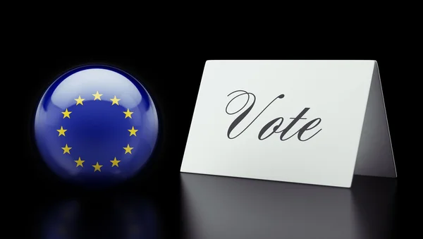 Concept de vote de l'Union européenne — Photo