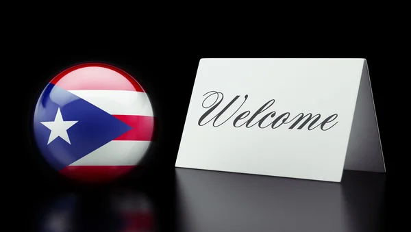 Puerto Rico Welcome Concept — Stock Photo, Image