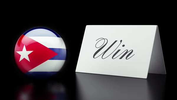 Concepto Cuba Win —  Fotos de Stock