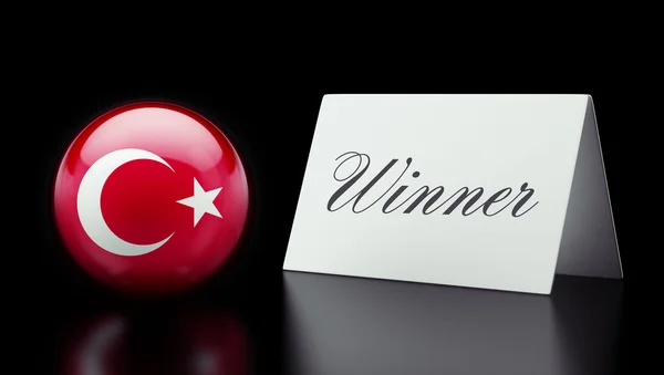 Turkije winnaar Concept — Stockfoto