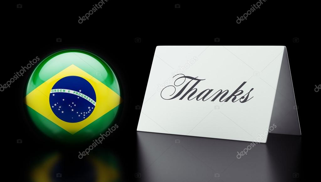 Brazil Thanks Concept