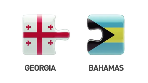 Bahama's Georgië puzzel Concept — Stockfoto
