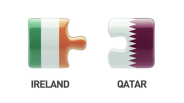 Κατάρ έννοια παζλ Ιρλανδία — Φωτογραφία Αρχείου