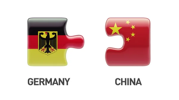 Китай, Германия. — стоковое фото