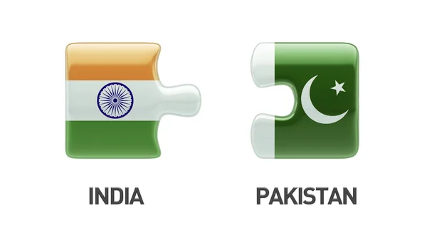 パキスタン インド パズル コンセプト — ストック写真