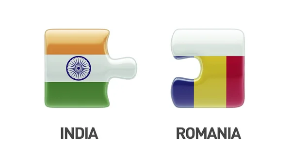 Румыния - Индия. — стоковое фото