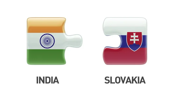 Szlovákia India nehézség koncepció — Stock Fotó