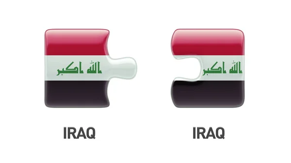 Iraq  Puzzle Concept — Stock Photo, Image
