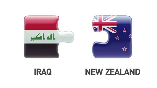 Neues zealand iraq puzzle-konzept — Stockfoto