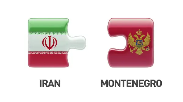 Černá Hora Íránu logická koncepce — Stock fotografie