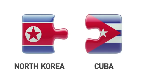 Куба Северная Корея. — стоковое фото