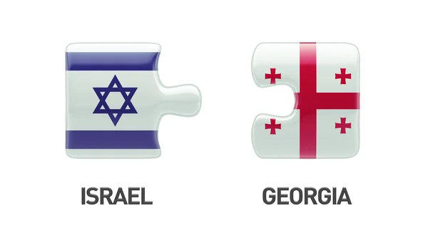 Israele Georgia Puzzle Concept — Foto Stock