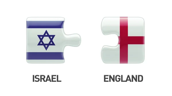 Engeland Israël puzzel Concept — Stockfoto