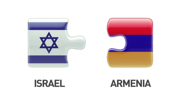 Arménie Israël Puzzle Concept — Photo