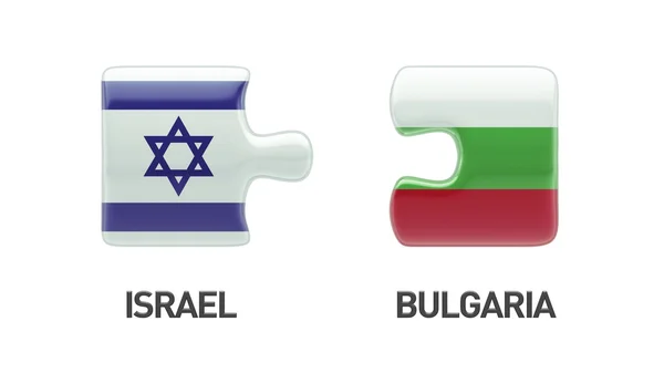 Bulgaria Israele Puzzle Concept — Foto Stock
