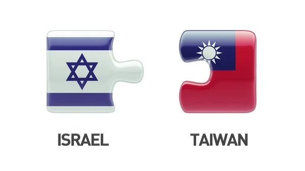 Taiwan Israël Puzzle Concept — Photo