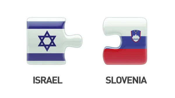 Slovinsko Izrael logická koncepce — Stock fotografie