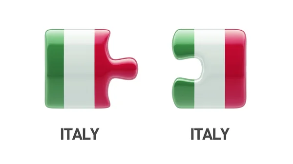 Italia Puzzle Concept — Foto Stock