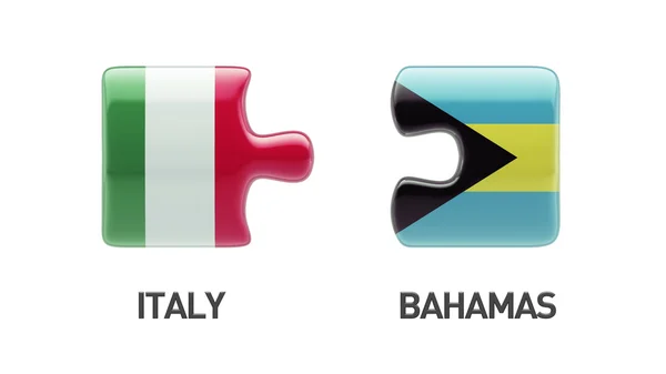 巴哈马意大利拼图概念 — 图库照片
