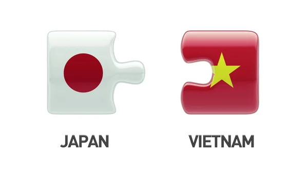 Wietnam Japonii logiczne pojęcia — Zdjęcie stockowe