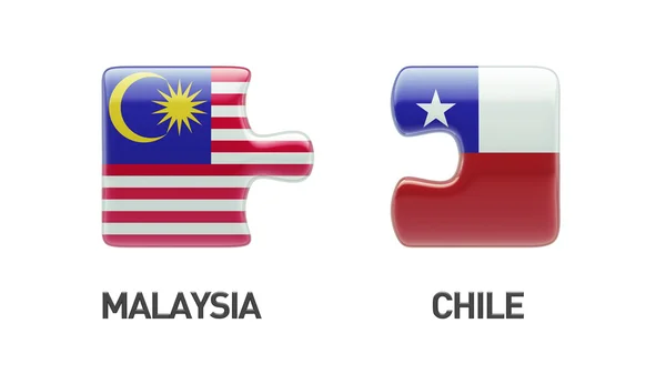 Chili Malaysia Puzzle-Konzept — Stockfoto