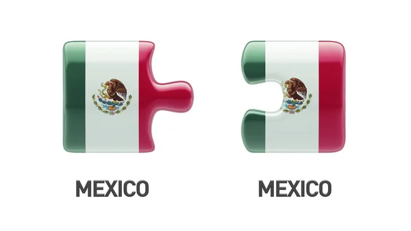 Meksika bulmaca kavramı — Stok fotoğraf