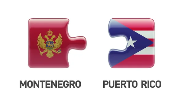 Puerto Rico Montenegró nehézség koncepció — Stock Fotó
