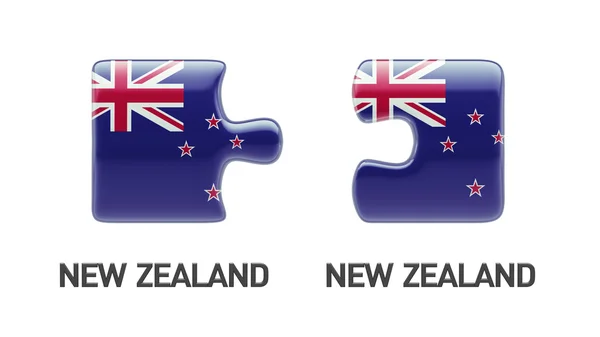 New Zealand  Puzzle Concept — Stock Photo, Image