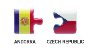 Çek Cumhuriyeti Andorra Puzzle kavramı