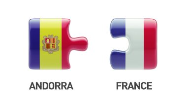 Fransa Andorra Puzzle kavramı