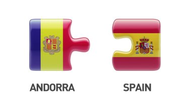 İspanya Andorra Puzzle kavramı