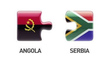 Güney Afrika Angola bulmaca kavramı